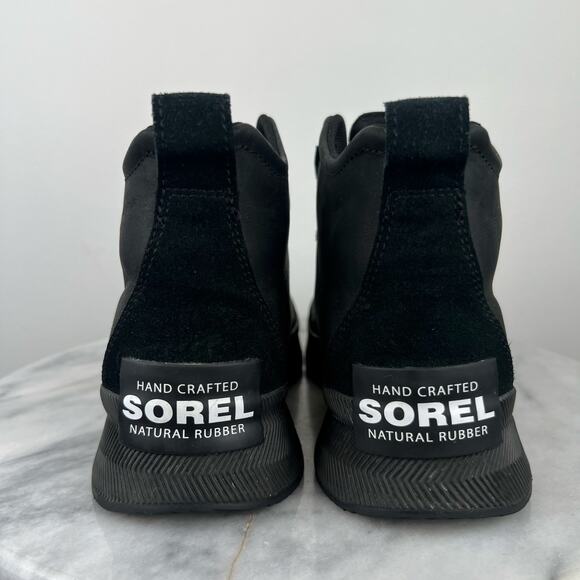 Sorel Women's Black Waterproof Lace Up Classic Winter Snow Duck Boots (Sz 8) - Picture 7 of 9